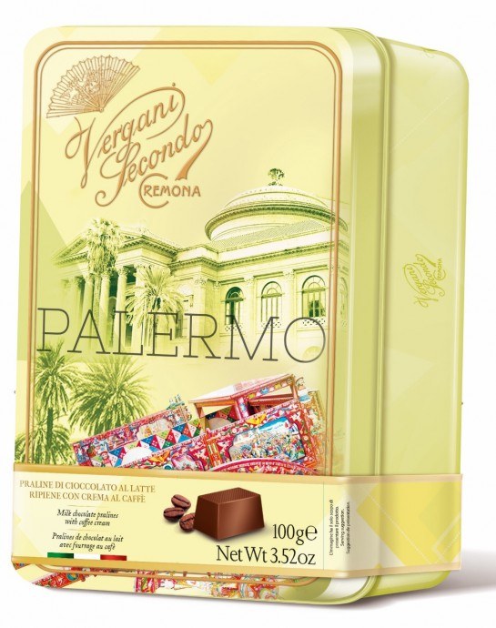 Pralinky Latta Palermo 100 g plech VERG Pralinky Latta Palermo 100 g plech VERG - Delikatesy, dárky Čokolády, bonbony, sladkosti